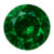 Circonia redonda esmeralda
