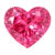 Zirconia corazón rosada